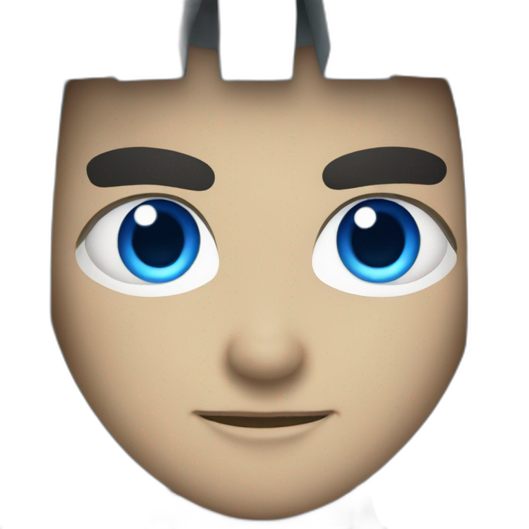 Blue eyed samurai emoji