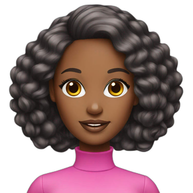 Black Barbie emoji