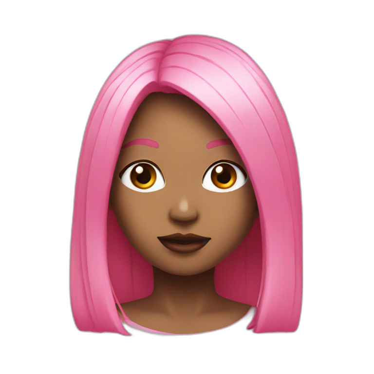 black pink emoji