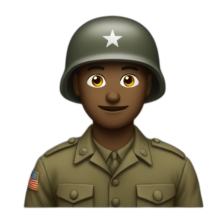 us soldier ww2 emoji