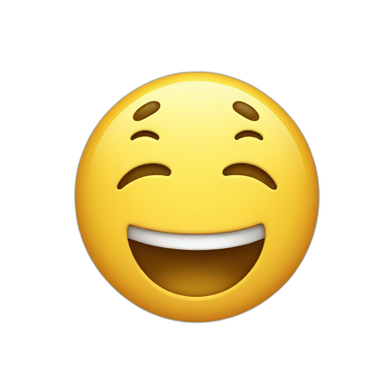 happy but also sad emoji