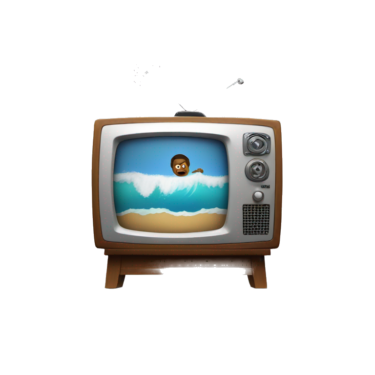 television surfing emoji