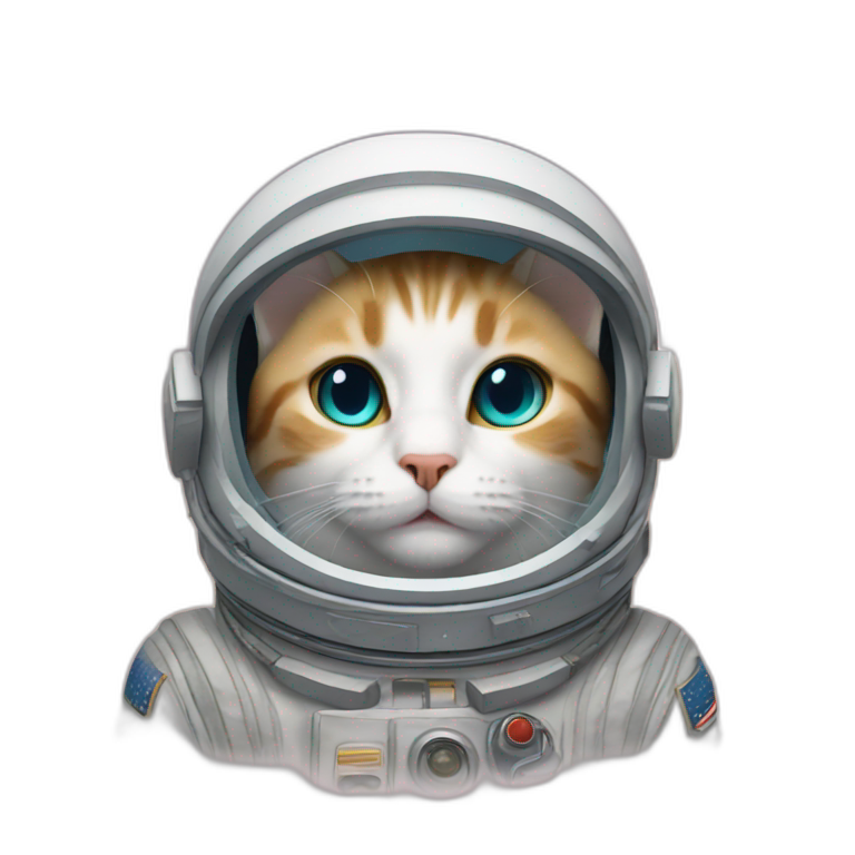 Astronaute cat emoji