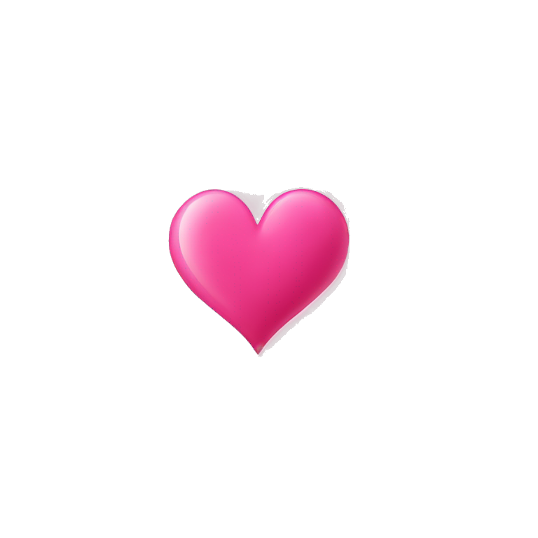 Heart pink emoji