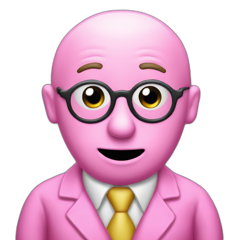 Mr Blobby nuclear physicist emoji