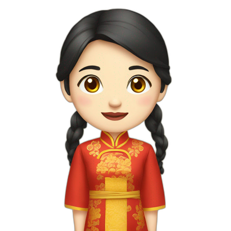 Vietnamese traditional dress emoji