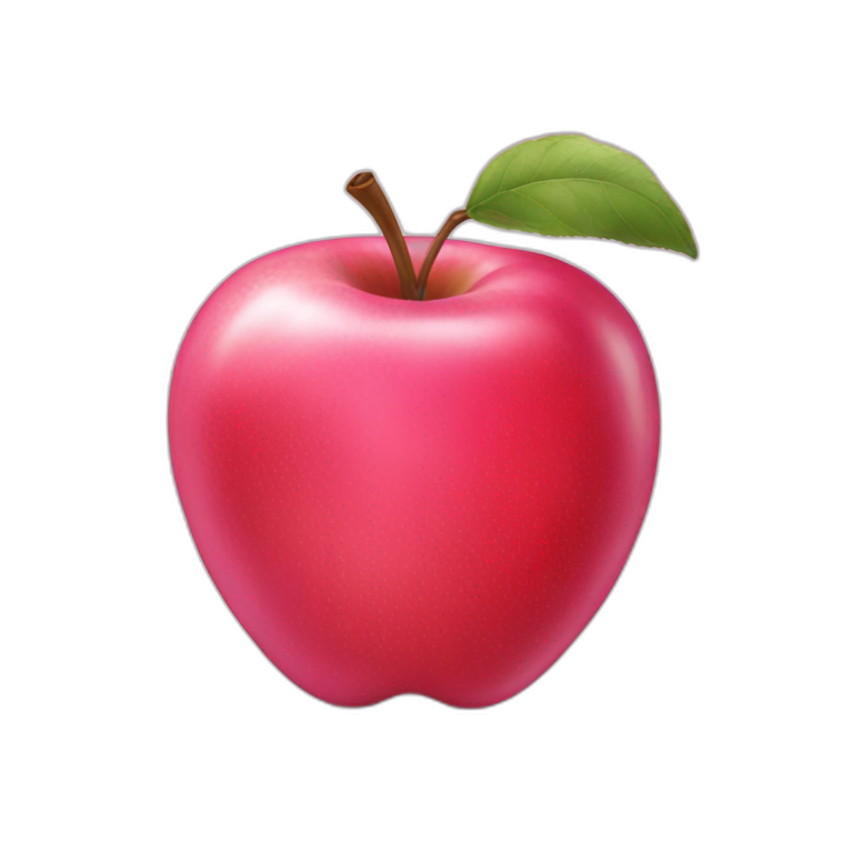pink lady apple emoji
