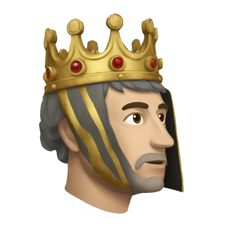 King baldwin iv the lepra king with mask emoji