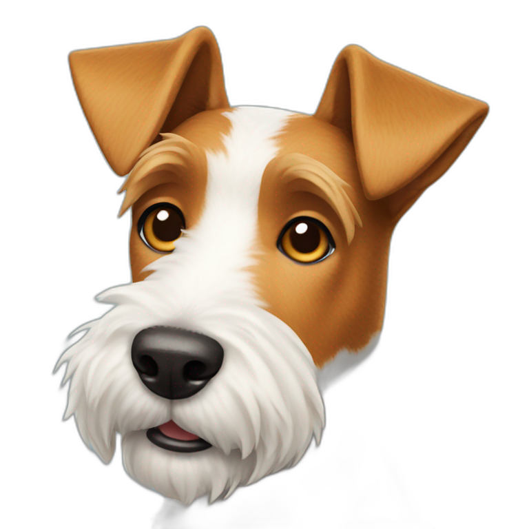fox terrier dog emoji