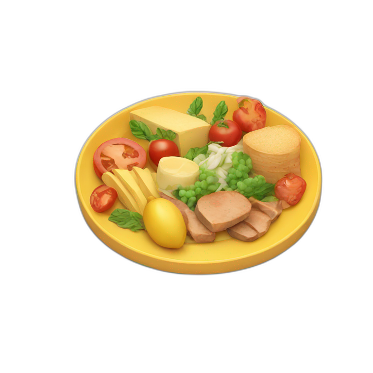 plate of food emoji