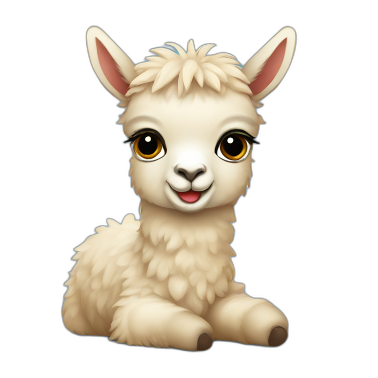 baby llama spanish flag emoji