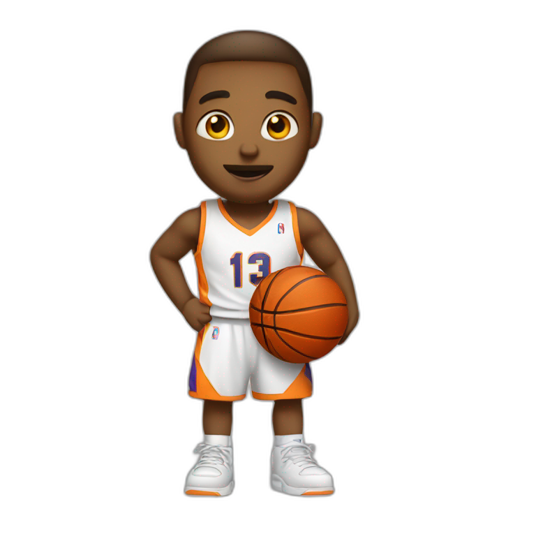 Liffy playing basketball  emoji
