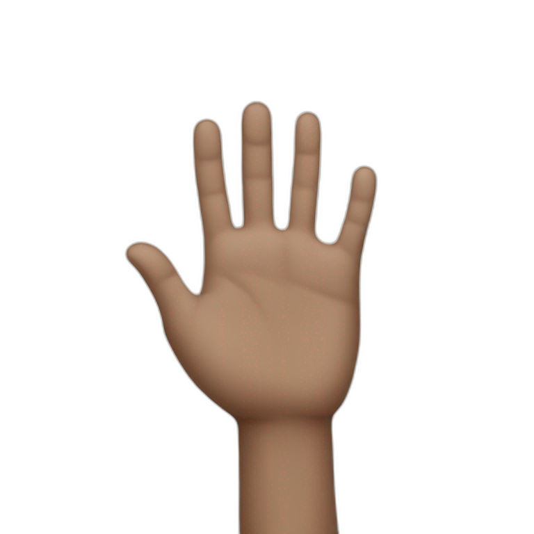 Hand holding  emoji