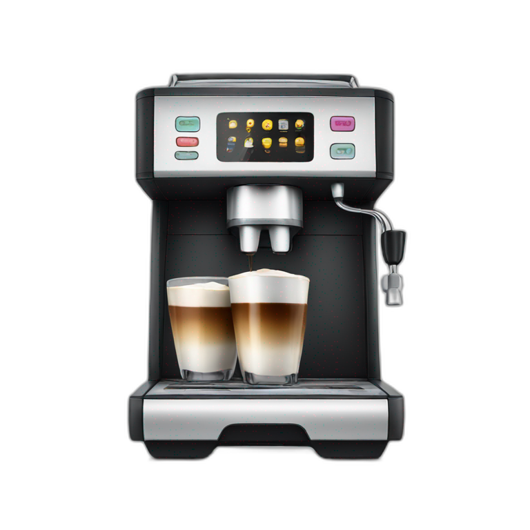 Coffee machine ios style emoji