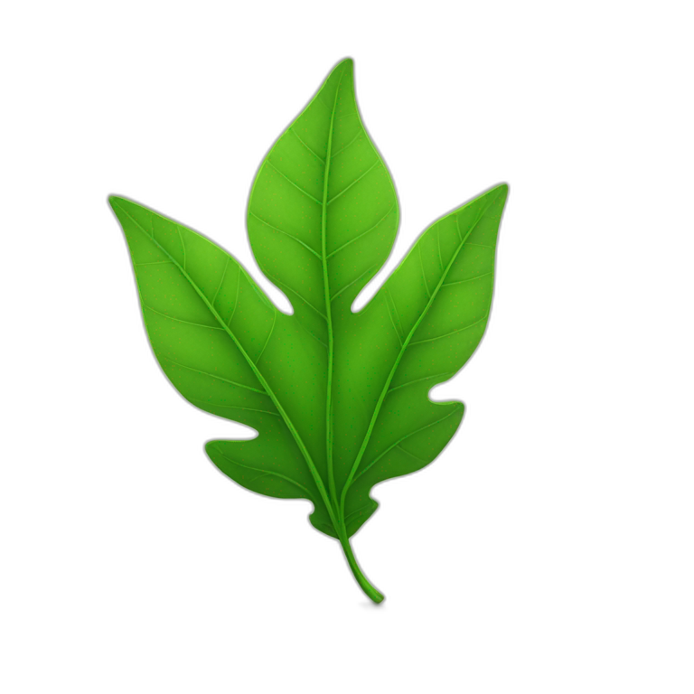 green leaf emoji