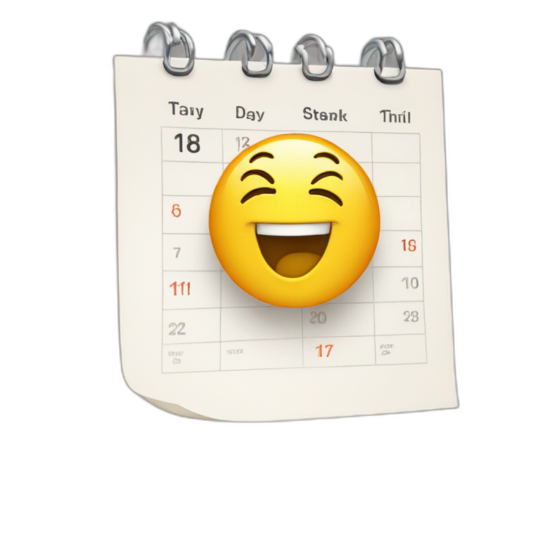 calendar 1 day  emoji