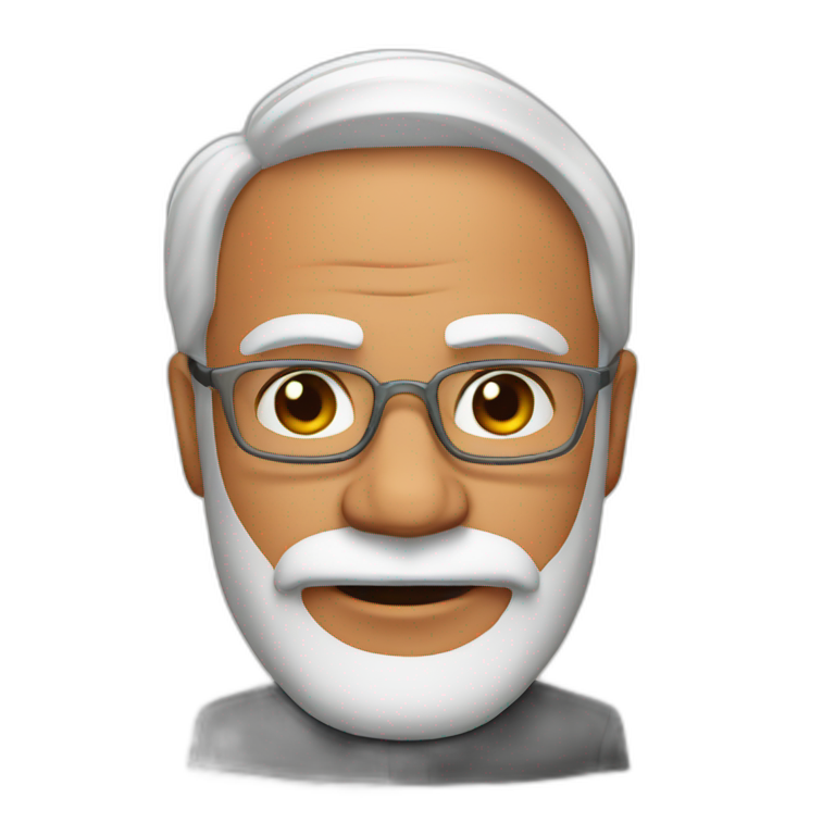 Modi say hello  emoji