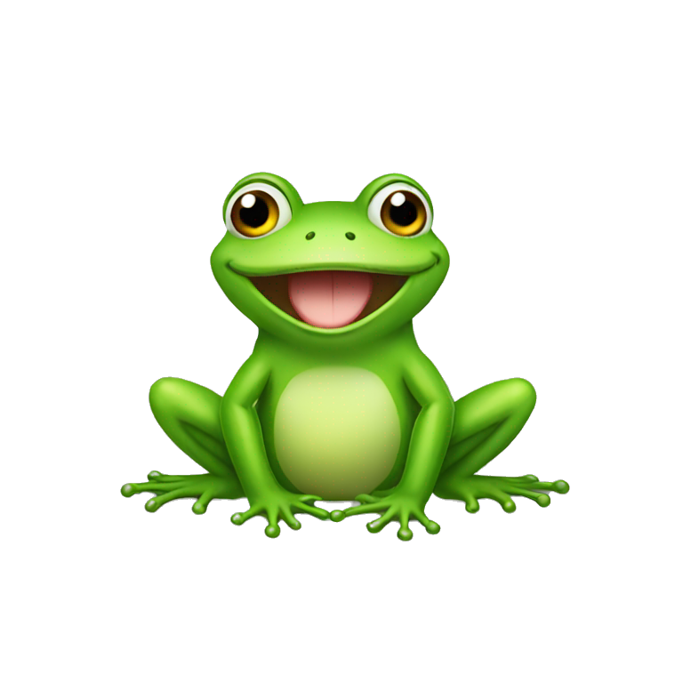 Happy  frog  emoji