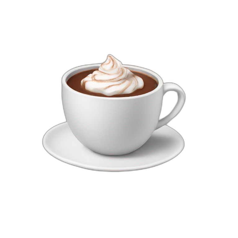 Hot chocolate  emoji