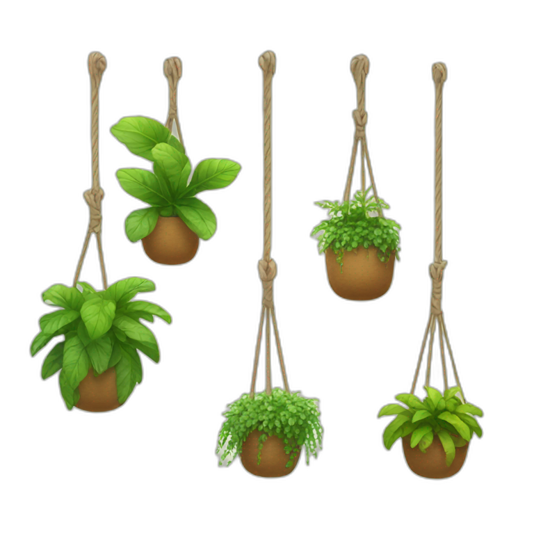 Hanging plants emoji
