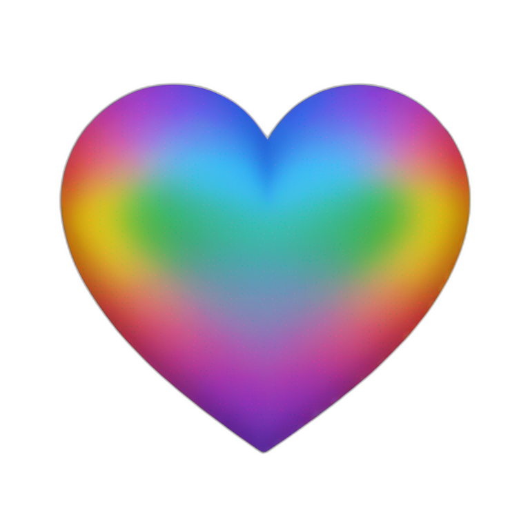 pride heart emoji