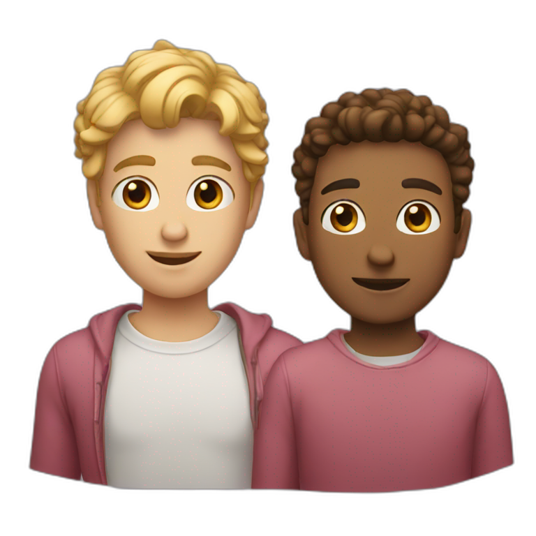 Two friends  emoji