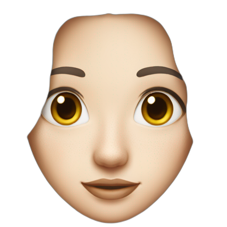 Women and White hair and white skin and freckles emoji