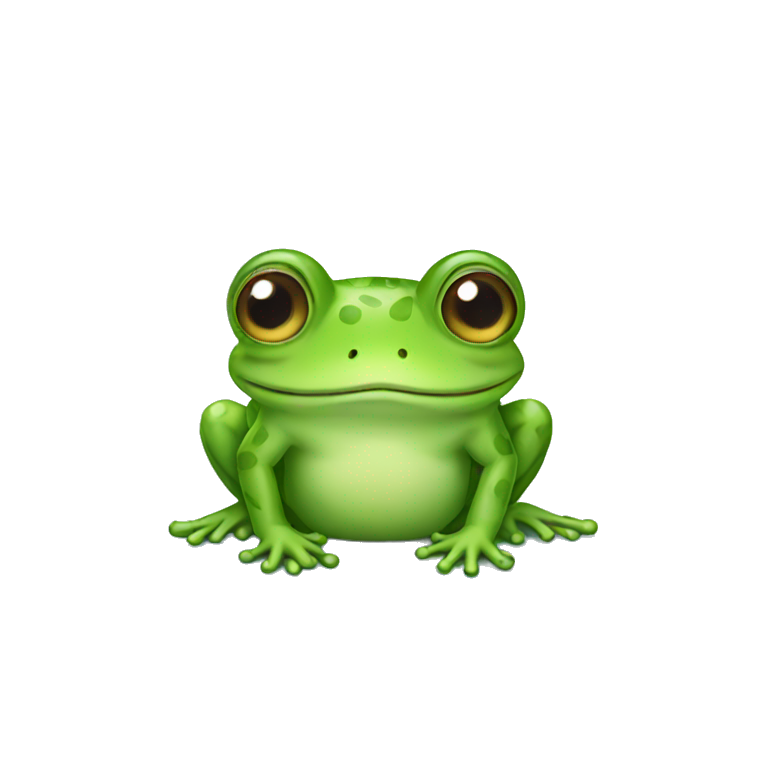 cute frog  emoji