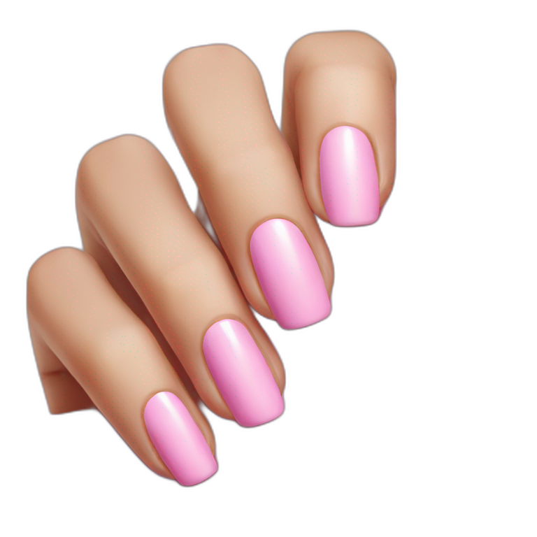 Pink nails emoji