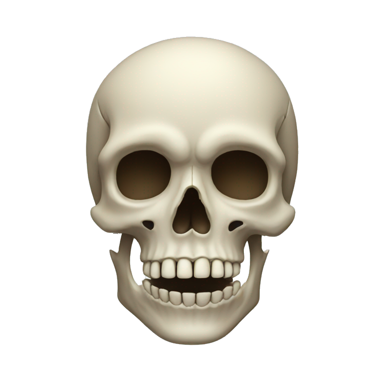 skull face emoji