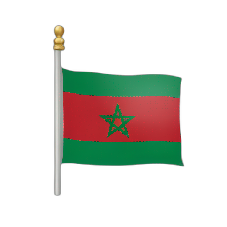 Flag of morocco emoji