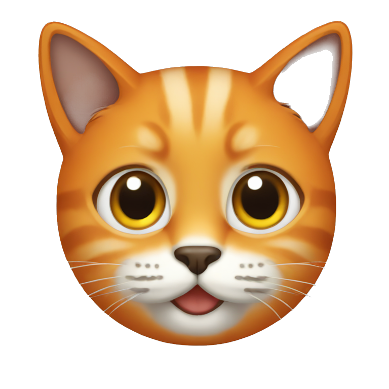 Gato naranja  emoji