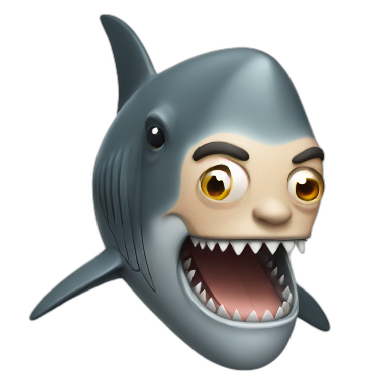 shark man emoji