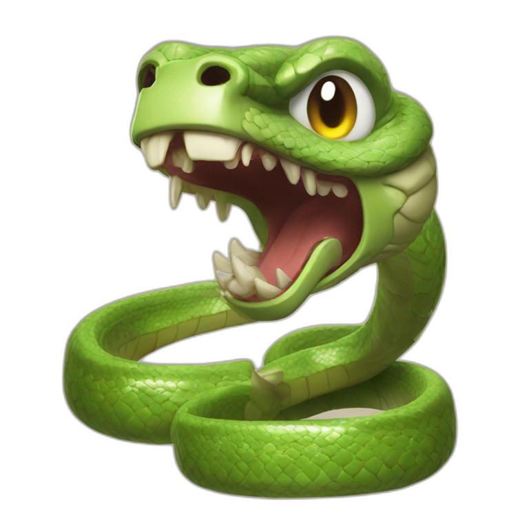 Rage snake emoji