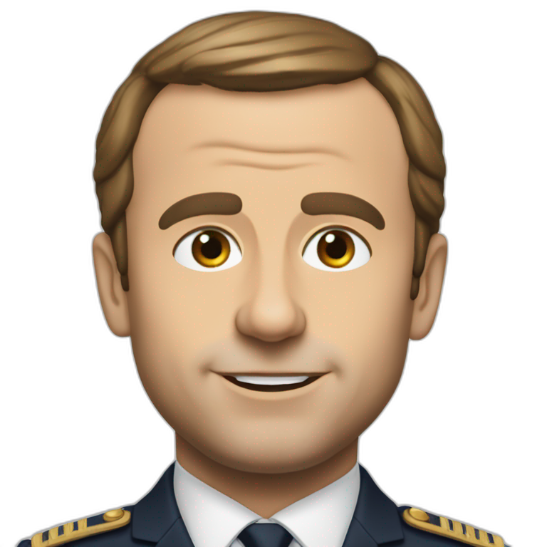 Macron qui rigole emoji