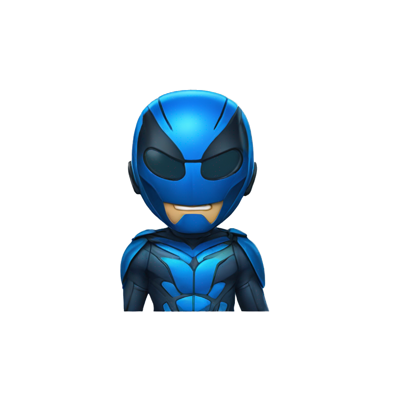 Blue beetle emoji