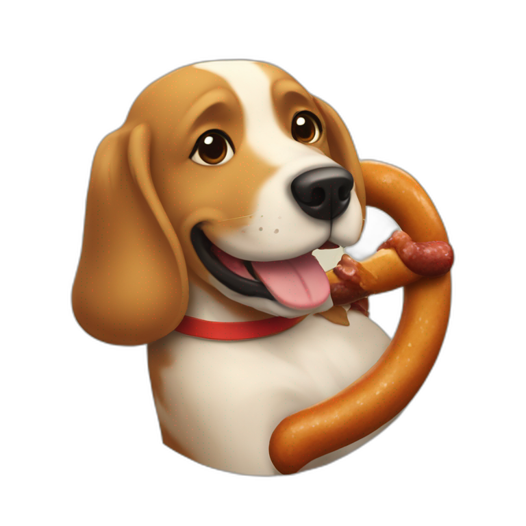 dog-hugging-a-giant-saussage emoji