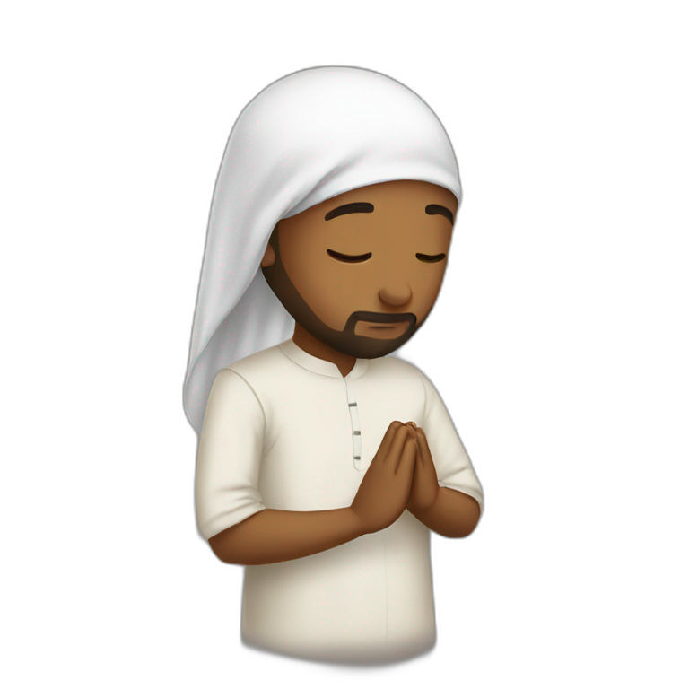 muslim who prays emoji
