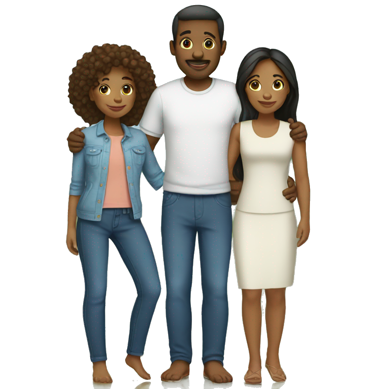 interracial family emoji