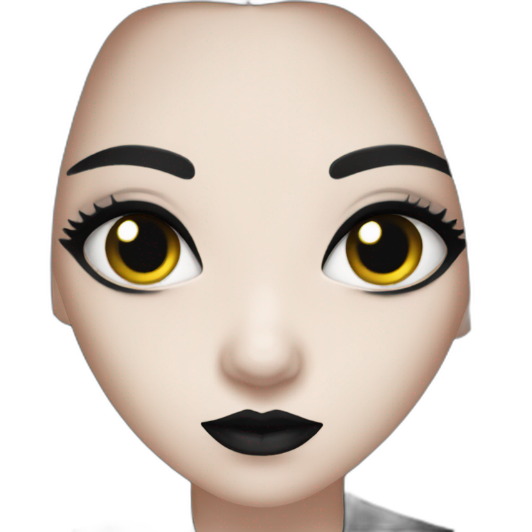 goth girl emoji