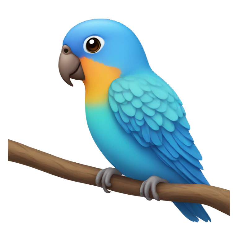 blue lovebird emoji