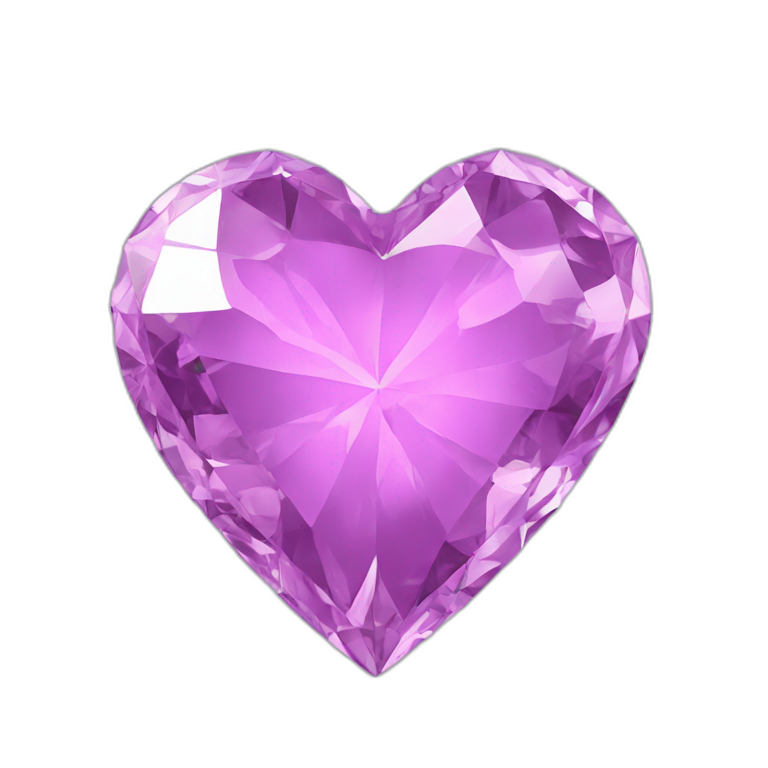 Diamond heart broken emoji