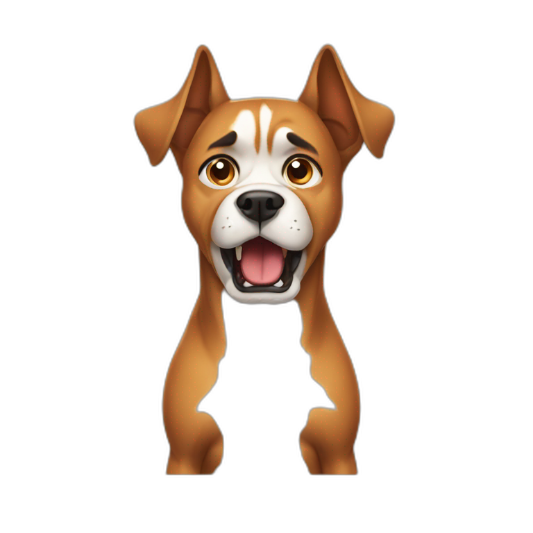 angry dog emoji