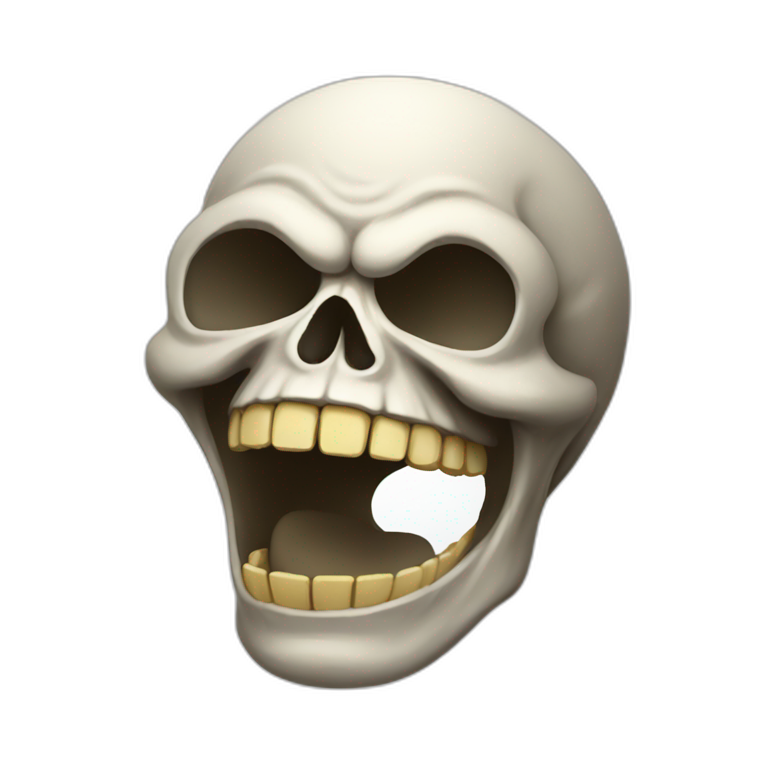 Laughing Skull iOS emoji emoji
