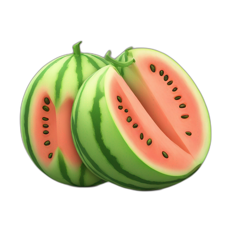 two melons next to each other emoji