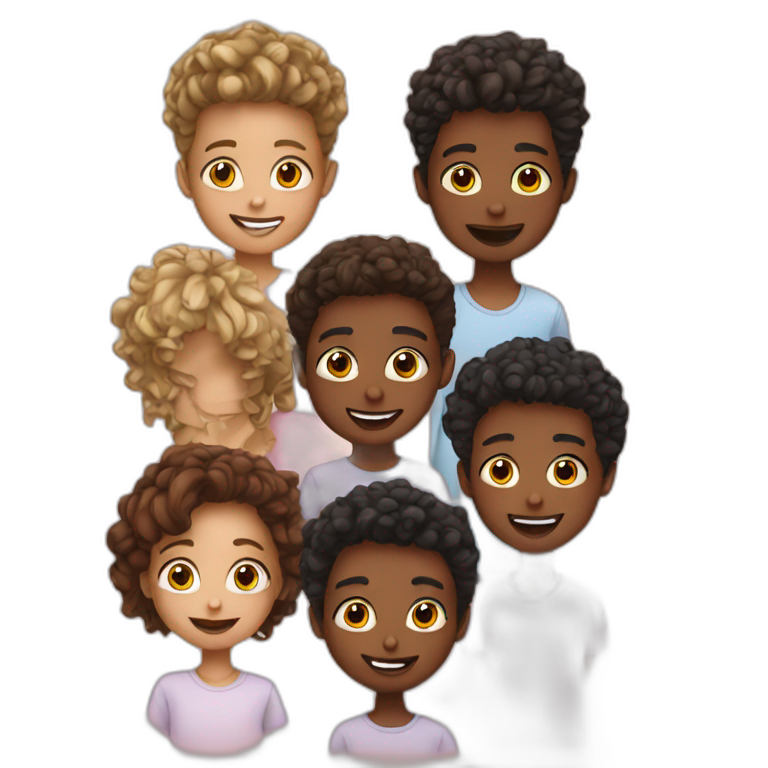 nine kids emoji