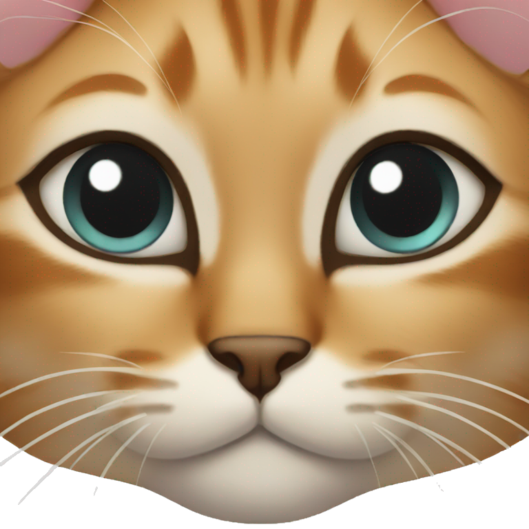 Beautiful cat emoji