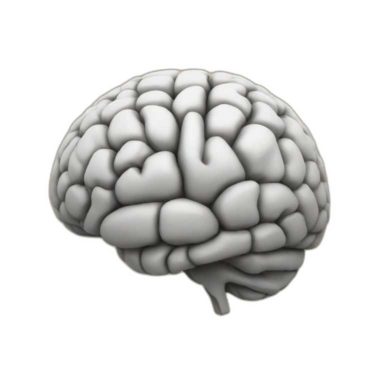 Brain from above emoji