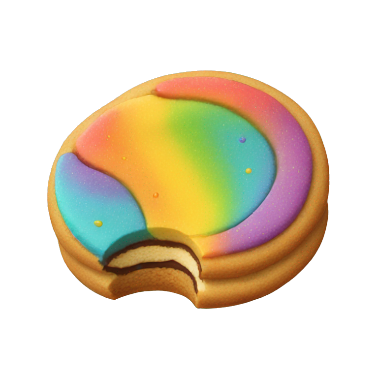 Rainbow cookies emoji