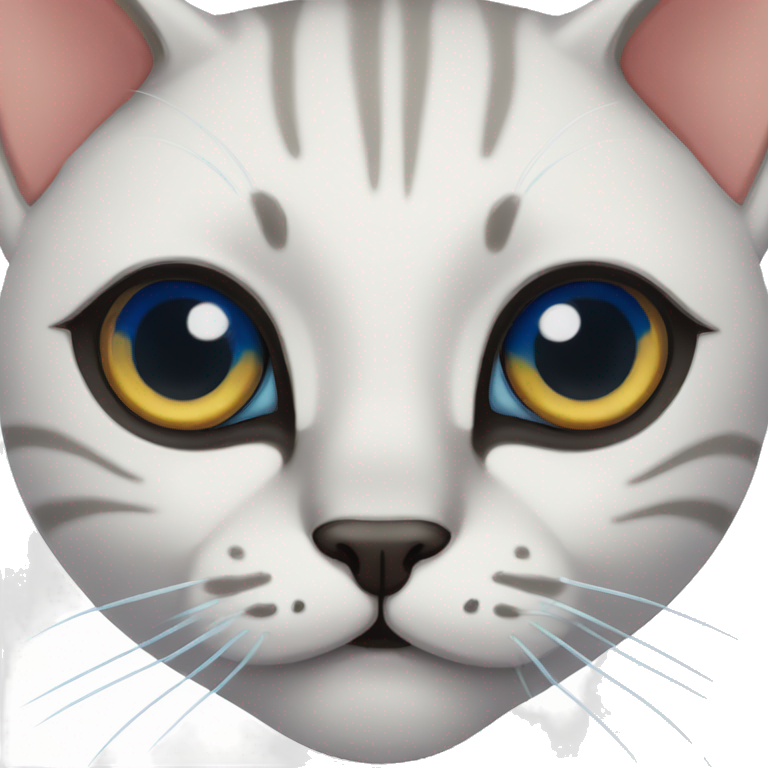 Gato siamés de ojos azules emoji